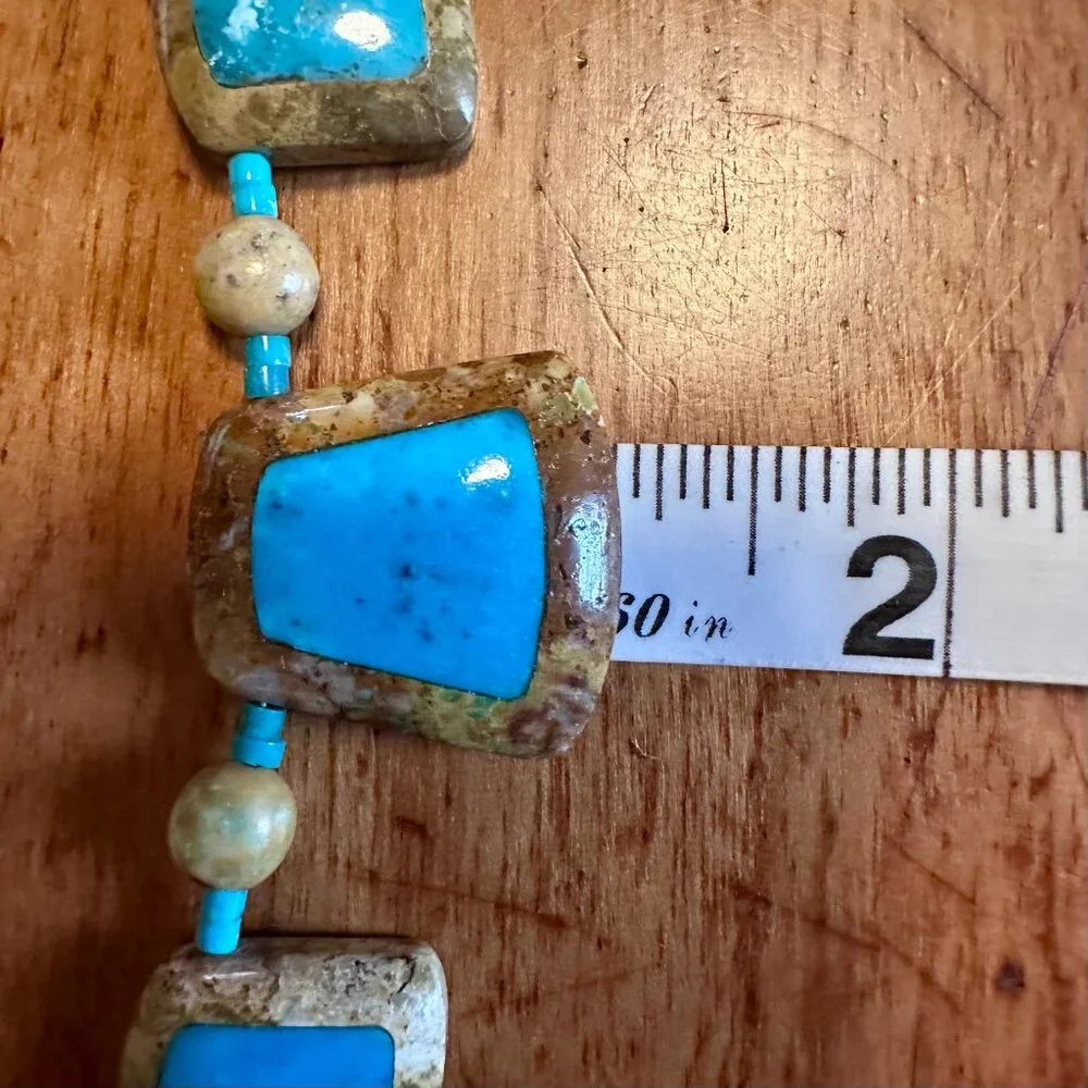 NWT | Jay King Turquoise & Jasper Necklace | Sterling Silver | 18-21” (269) - Picture 11 of 13